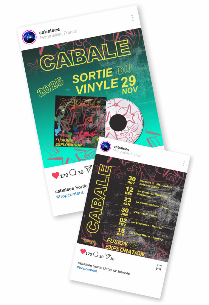 Poste instagram Cabale